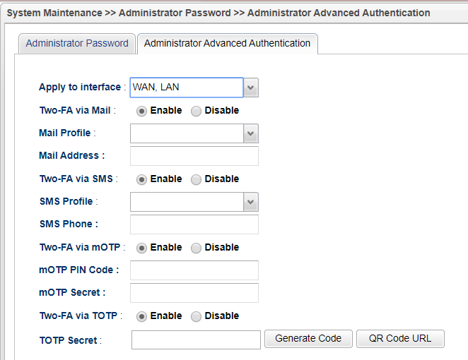 enable 2fa